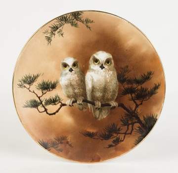 Doulton Hand Painted Owl Plate