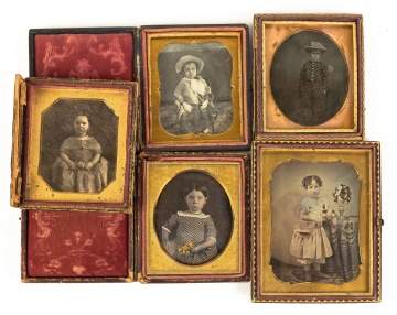 Five Daguerreotypes of Children