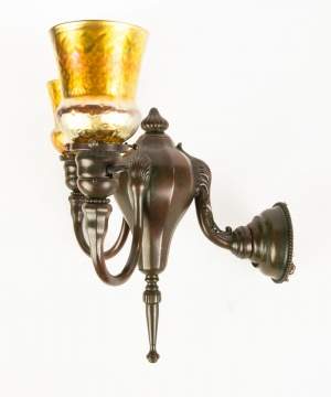 Tiffany Studios, NY, Wall Sconce