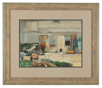 Roy Mason (American 1886–1972) Watercolor