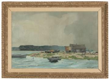 Roy Mason (American 1886–1972) "A Gray Day on Point Peninsula"