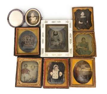 Eight Daguerreotypes of Children
