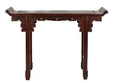 Chinese Carved Hardwood Altar Table