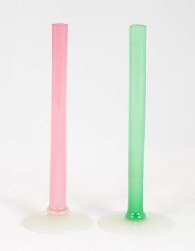 Two Steuben Bud Vases