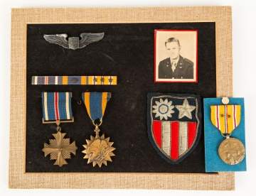 Various WWII Army Air Corps Medals and Emblems