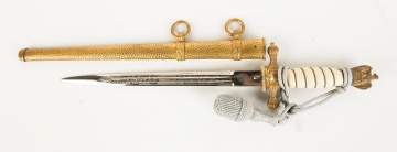 WWII German Navy Officer's Dirk by E.F. Forster