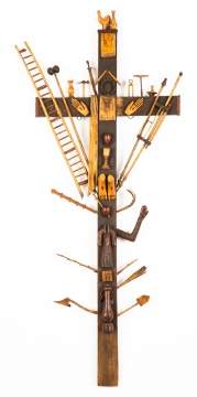 Carved Folk-art Cross