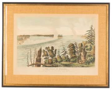 Ackerman & Co. "The Falls of Niagara" Engraving