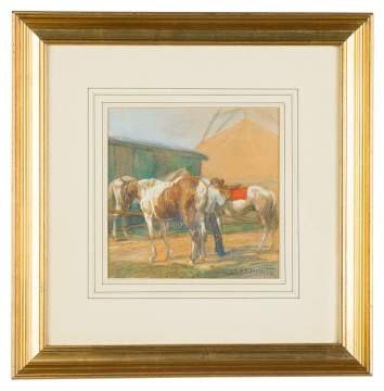 Watercolor Gouache by Ed Brosickty