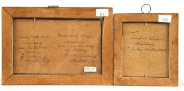 Justus Dalee Miniatures of the Pierson Family