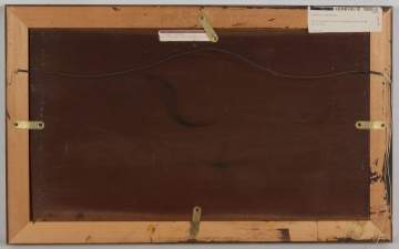 Unknown (Two Figures in Dark Landscape at Sunset)