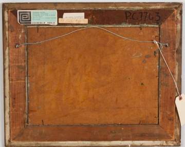 Fernando A. Carter (American, 1855-1931) Landscape with Pond & Birds