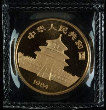 1984 China 100 Yuan Panda Gold Coin