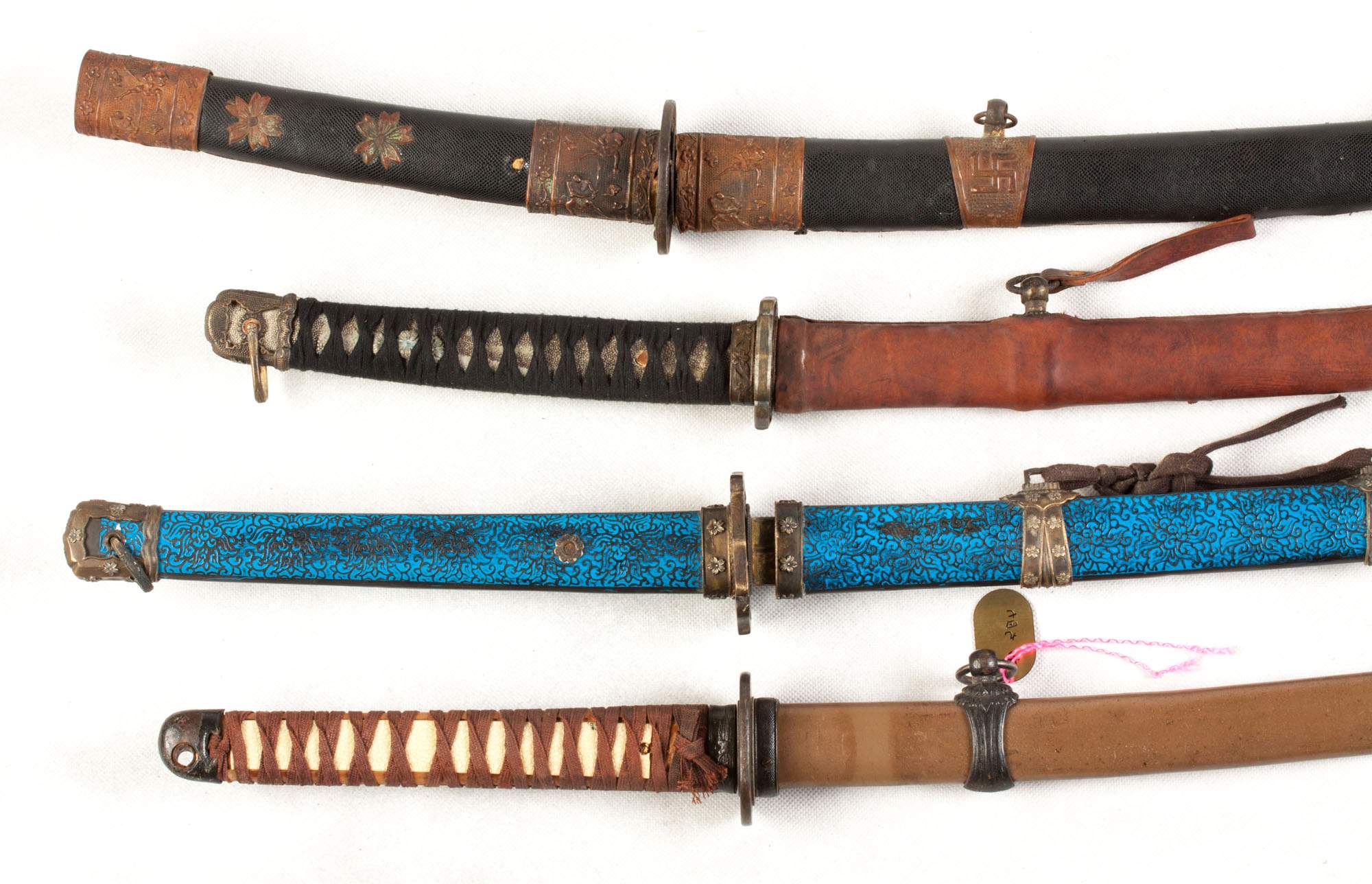 Group of Four Decorative Japanese Swords Cottone Auctions
