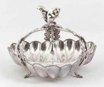 Woodman-Cook Co. Silver Plate Nut Dish with Squirrel