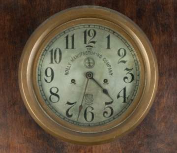 The Holly Manufacturing Company Ships Clock