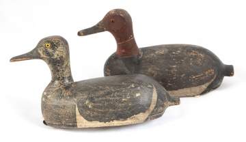 Two Lake St. Clair Duck Decoys
