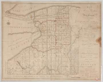 Map of the Morris's Purchase for West Geneseo, 1804