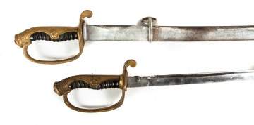 Two Parade Officer Swords