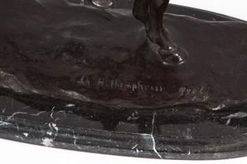 Charles Henry Humphriss (American, 1867-1934) "The  Warrior"