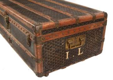Vintage Goyard Cabin Steamer Trunk