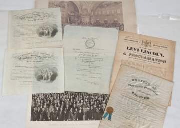 Group of Early Photos,Maps, and Documents