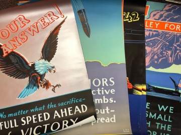 Group of 10 WWII Posters