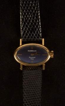 Ladies Gold Jakob Gubelin Diamond Time Wristwatch