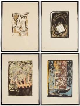 Group of Albert Urban (German/American, 1909–1959) Color Screenprints