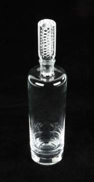 Steuben Decanter with Spiral Air Twist Stopper