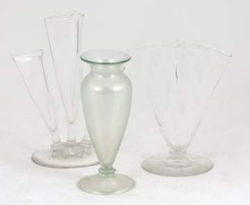 Group of Steuben Art Glass Vases