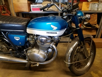 Honda 350 Motorcycle