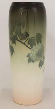 Charles (Carl) Schmidt (1875-1959) Rookwood Pottery Vase with Hydrangeas