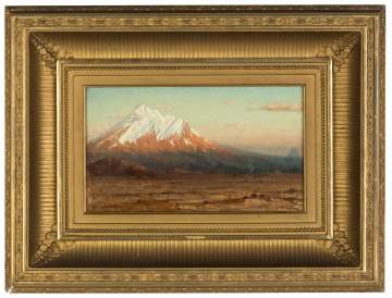 Robert Swain Gifford (American, 1840-1905) "Mount Shasta, California"