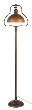 Handel Floor Lamp with Brown Chipped Ice Shade