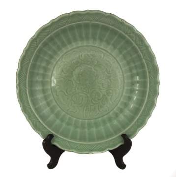 Chinese Celadon Porcelain Charger