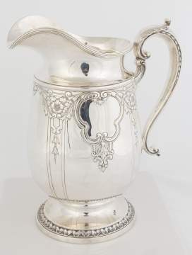 Gorham Special Order Sterling Silver Water Pitcher