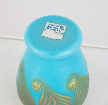Steuben Decorated Vase