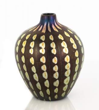 Tiffany Studios, New York, Favrile Decorated Vase