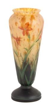 French Vase Signed Mudo Nancy