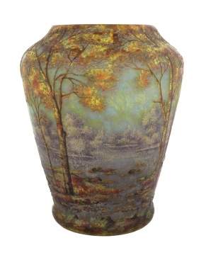 Fine Daum Nancy Cameo Vase