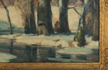 John Fabian Carlson (Swedish/American, 1875-1947) "Sunlit Waters"
