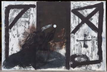 Antoni Tàpies (Spanish, 1923-2012) Triptych