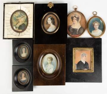 Four Miniatures  of Women