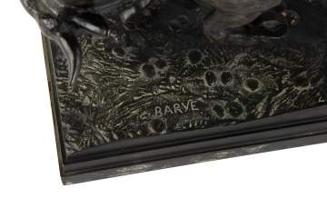 Antoine-Louis Barye (French, 1795-1875) Bronze Bull