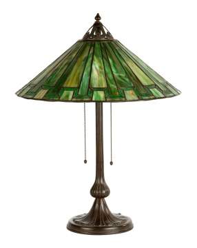 Handel Arts & Crafts Leaded Glass Lamp