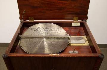 Stella Floor Model 17 1/4" Disc Music Box