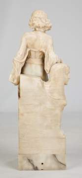 Alabaster & Onyx Sculpture of Cleopatra