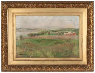 James Cantwell (American 1856-1926) Farm Landscape