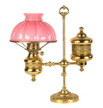 Single Brass Student Lamp